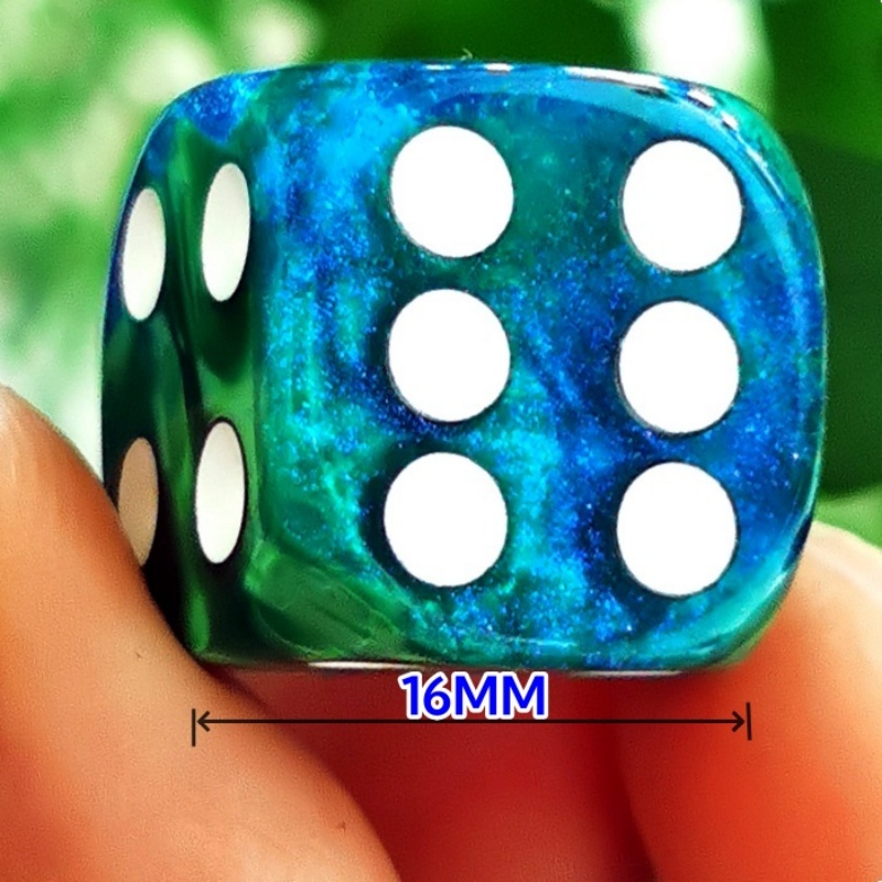 Board Game Ludo - 10 pcs Marble Pearl Veins Effect
