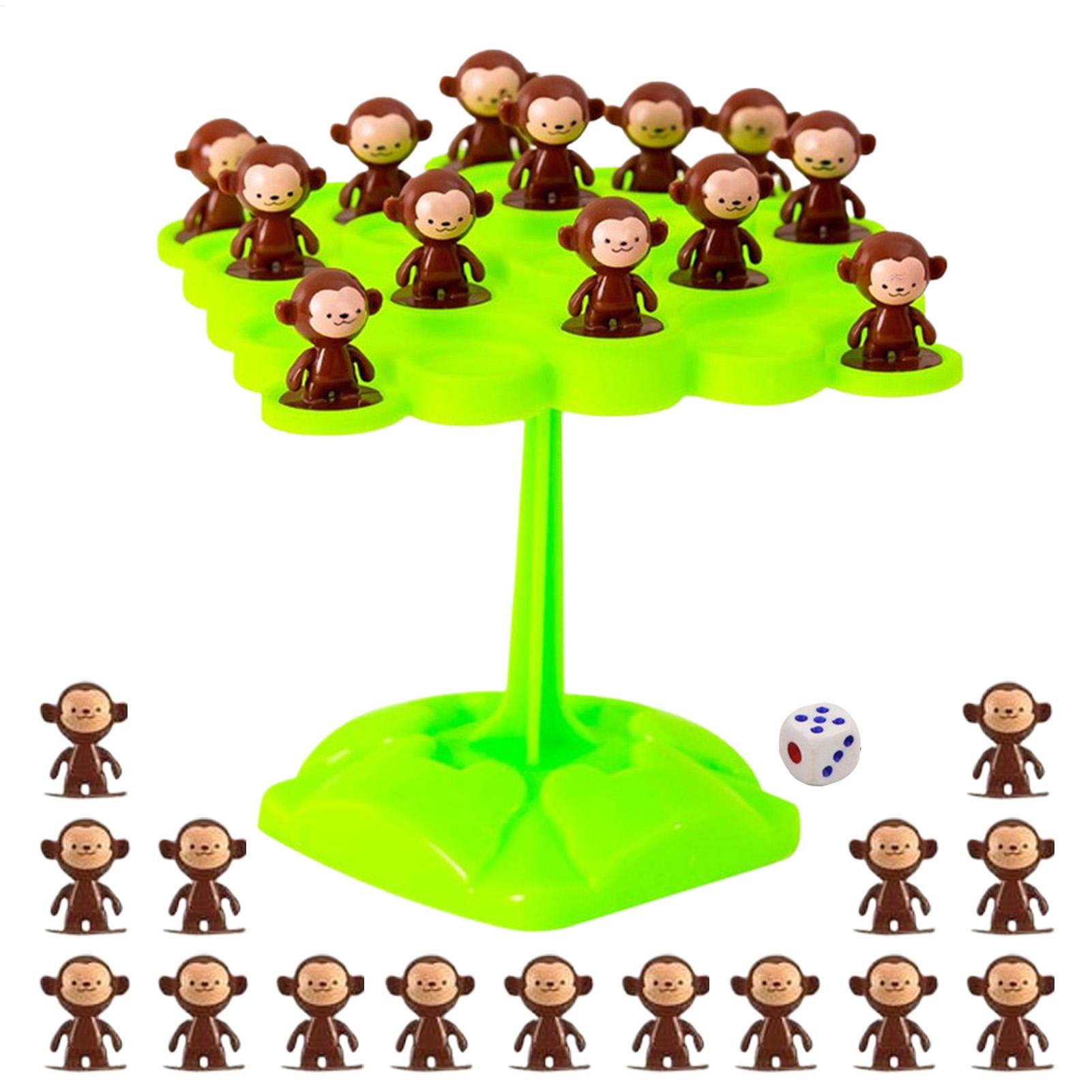 Board Game With Questions - Monkey Balance Tree Focus Balance Training