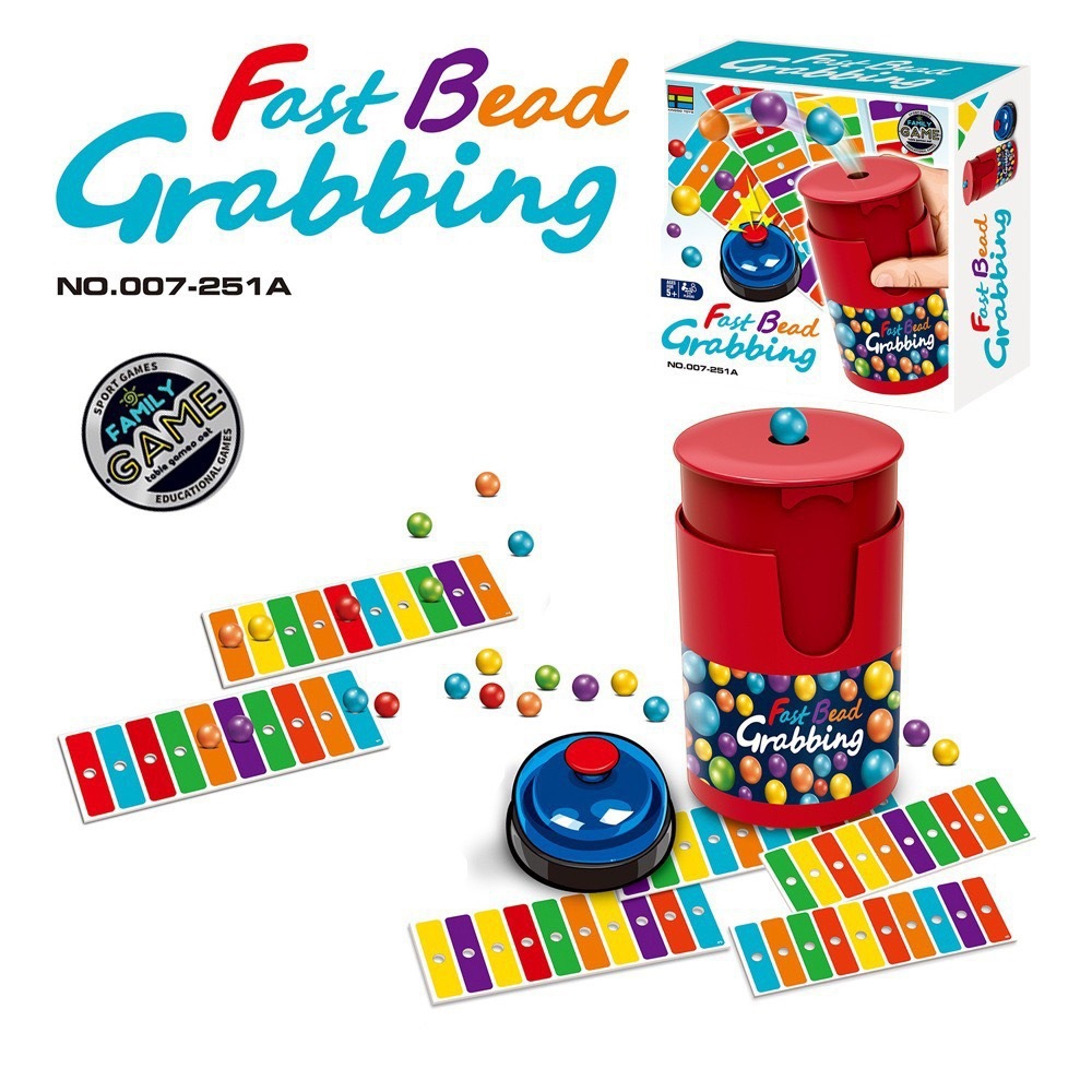 Board Game Fun - Fast Bead Grabbing Board Game for