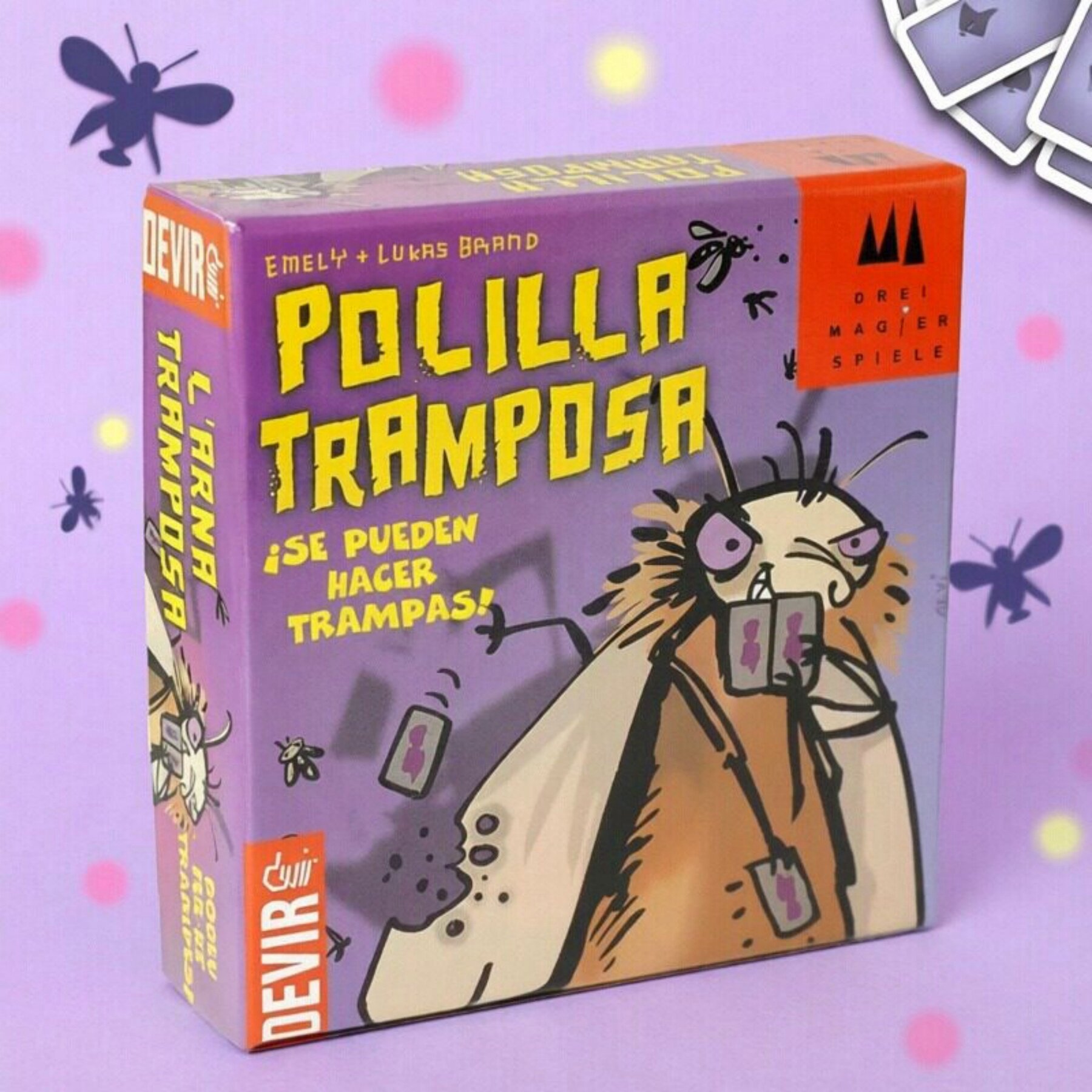 Board Game Viral - Spanish Card Game Polilla Tramposa with