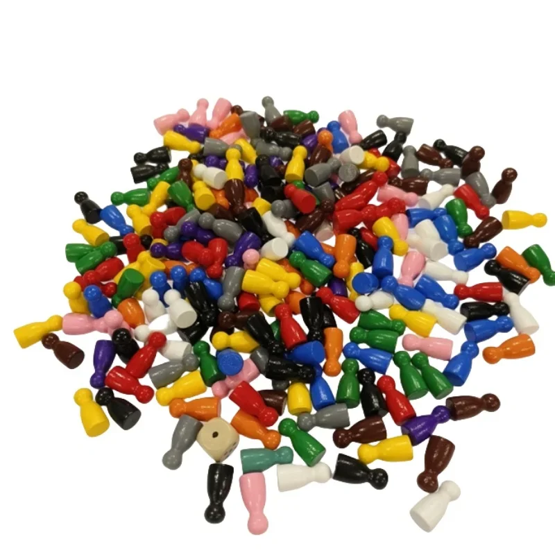 100 Pcs Colorful Wooden Chess  - Chess Set Wooden ulasan dan harga