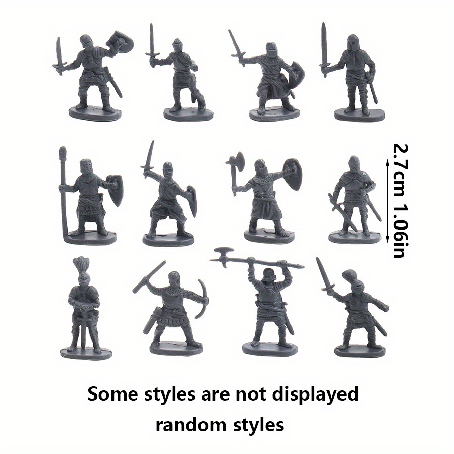49pcs Mini Medieval Soldier Fi - Board Game War ulasan dan harga