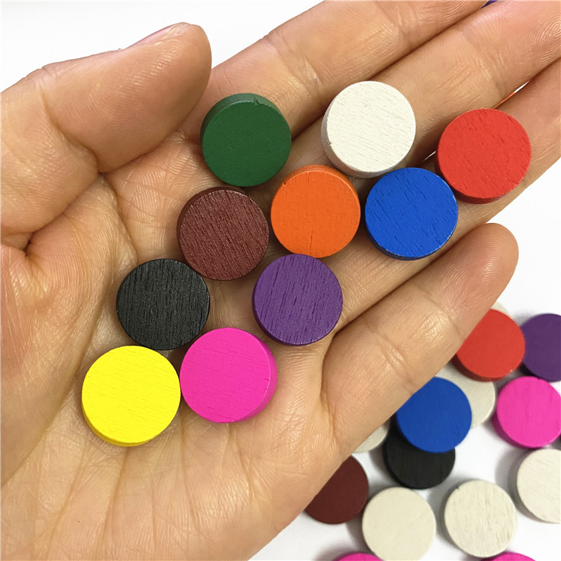50pieces 15*5MM 11 Colors Wood - Chess Set Wooden ulasan dan harga