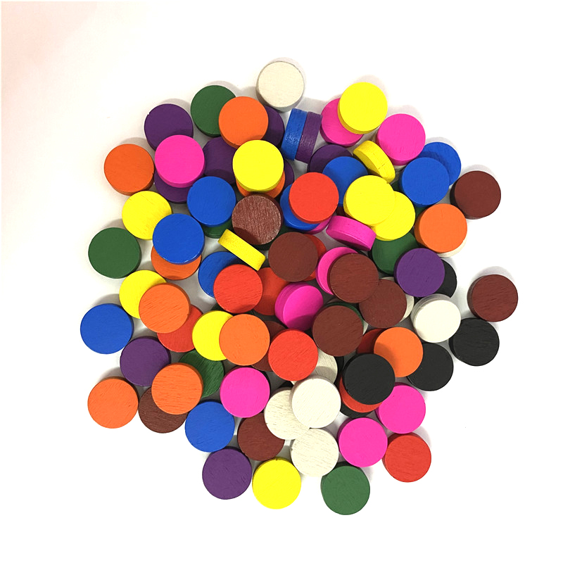 50pieces 15*5MM 11 Colors Wood - Chess Set Wooden ulasan dan harga