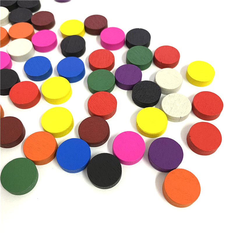 50pieces 15*5MM 11 Colors Wood - Chess Set Wooden ulasan dan harga
