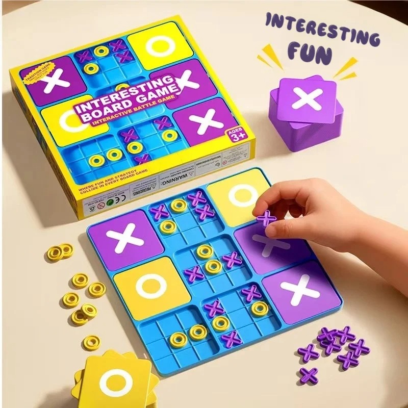 New Tic-Tac-Toe Board Game | K - Board Game With Questions ulasan dan harga