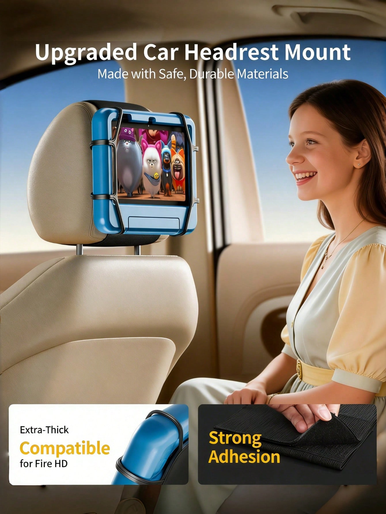 Car Headrest Tablet Holder – 3 - Board Game Android ulasan dan harga