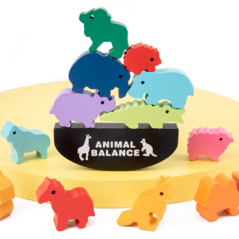Montessori Children Wooden Ani - Board Game With Questions ulasan dan harga