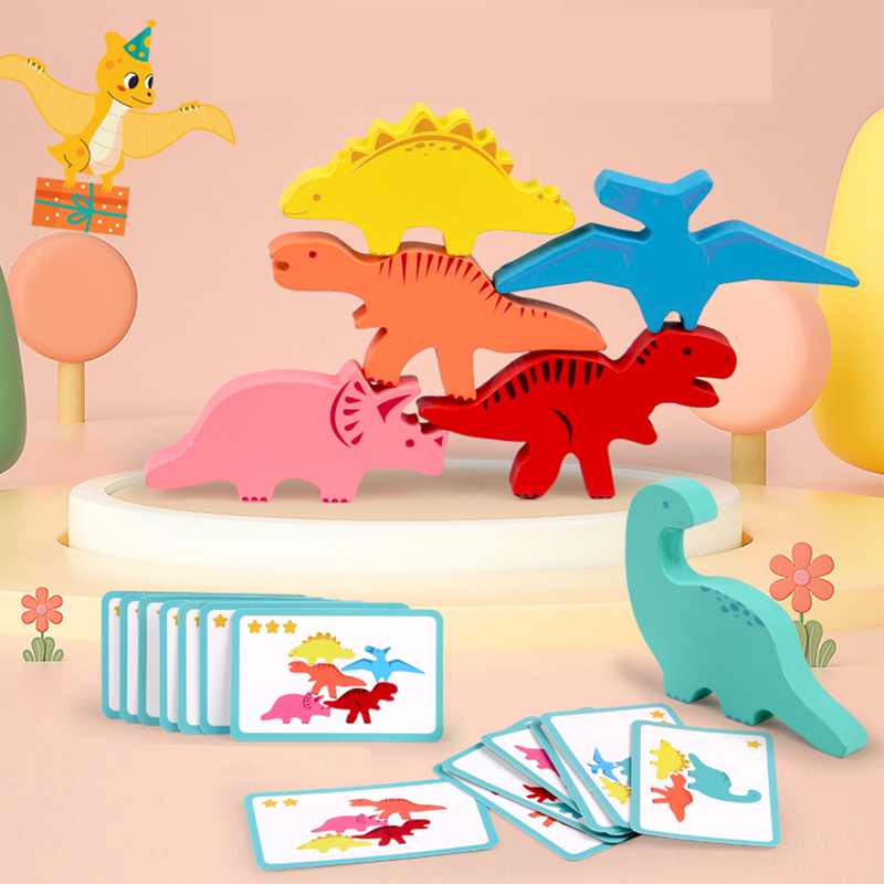 Wooden Balance Blocks Toys For - Board Game With Questions ulasan dan harga
