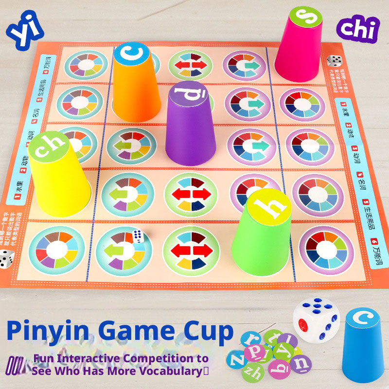 Hot Kids Chinese Pinyin Matchi - Board Game With Questions ulasan dan harga