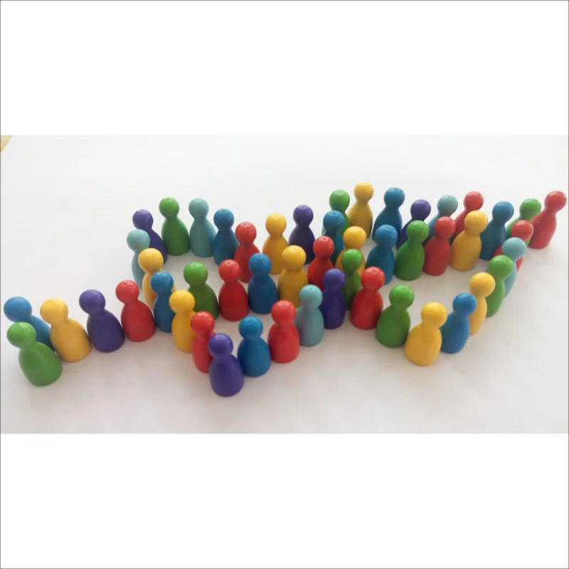 10 Pcs/Set  Colorful Chess Pie - Chess Set Wooden ulasan dan harga