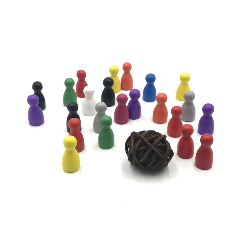 10 Pcs/Set  Colorful Chess Pie - Chess Set Wooden ulasan dan harga