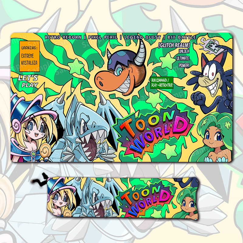 Yu-Gi-Oh! 600x350mm Toon Dark  - Board Game China ulasan dan harga