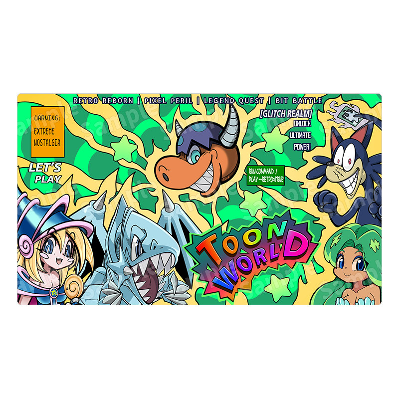 Yu-Gi-Oh! 600x350mm Toon Dark  - Board Game China ulasan dan harga