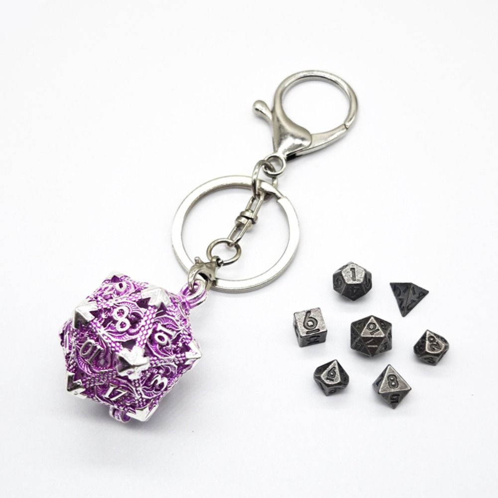 1 Set 20-sided Hollow Metal Di - Board Game Io ulasan dan harga