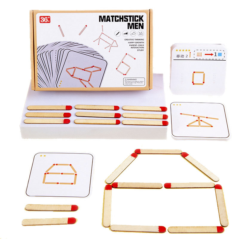 Montessori Matches Puzzles Gam - Board Game China ulasan dan harga