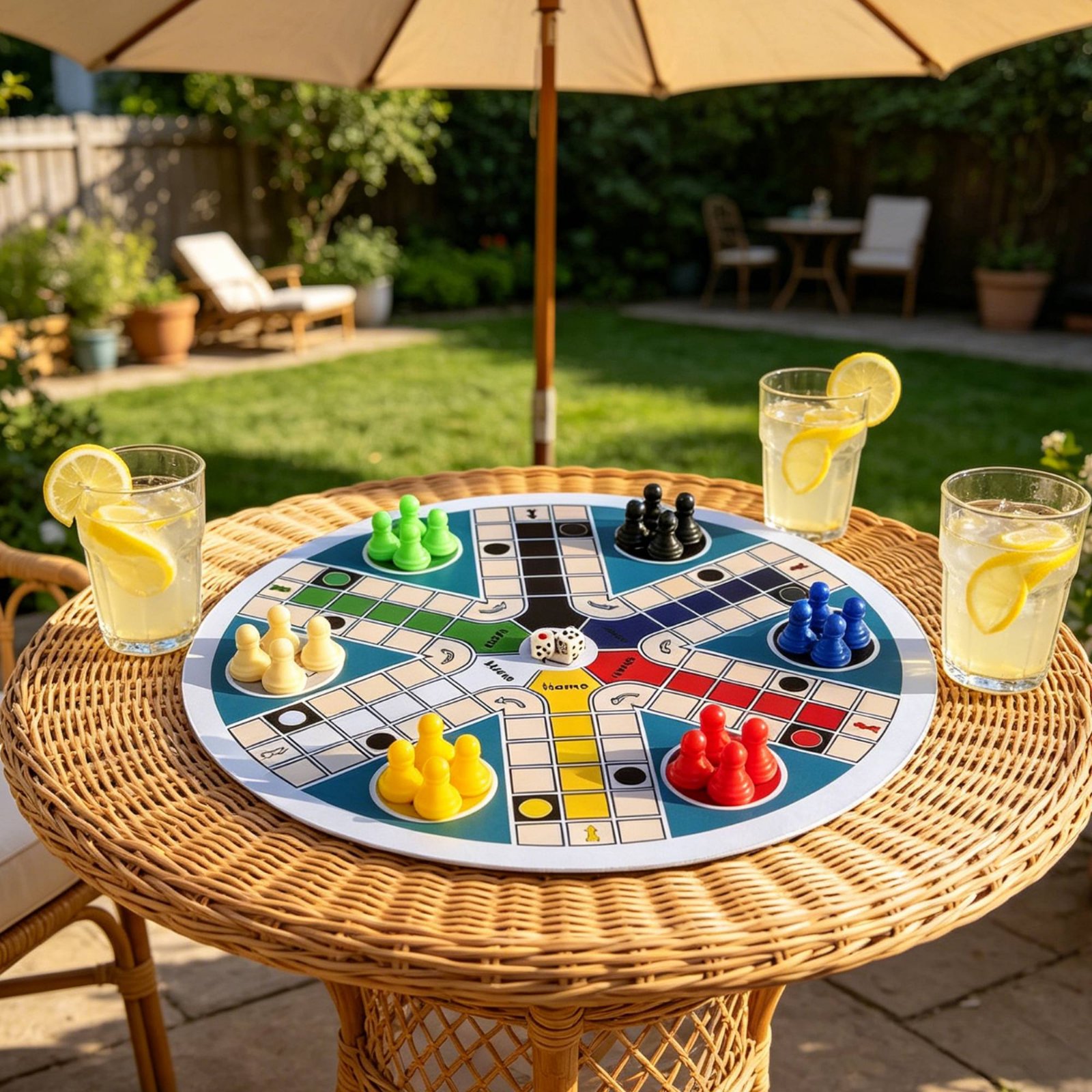 Ludo Game Set 6 Players Round  - Board Game Ludo ulasan dan harga