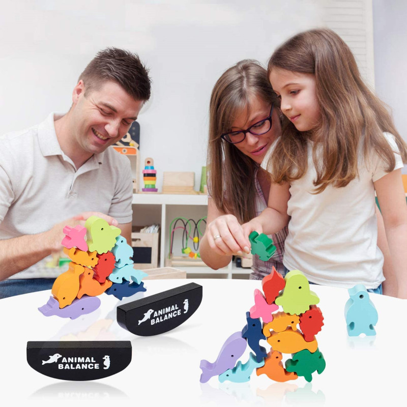 New Children Montessori Wooden - Board Game With Questions ulasan dan harga