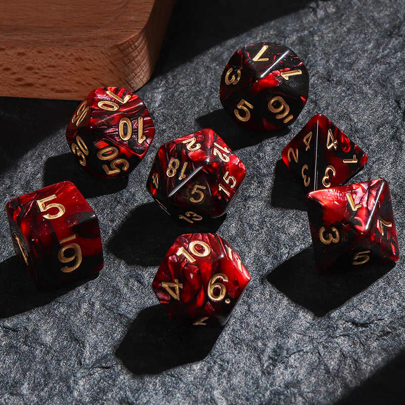 Polyhedral Dice Double-colors  - Board Game Ludo ulasan dan harga