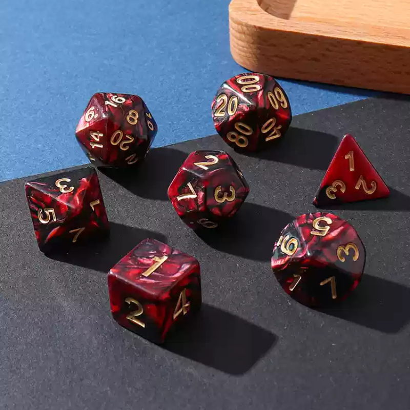 Polyhedral Dice Double-colors  - Board Game Ludo ulasan dan harga