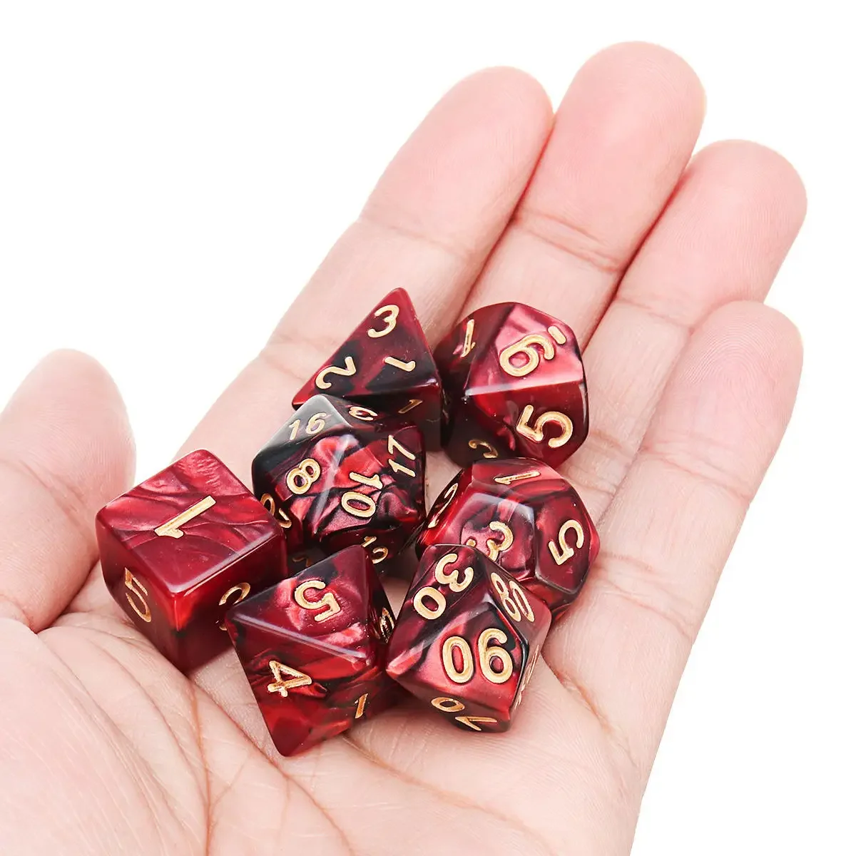 Polyhedral Dice Double-colors  - Board Game Ludo ulasan dan harga