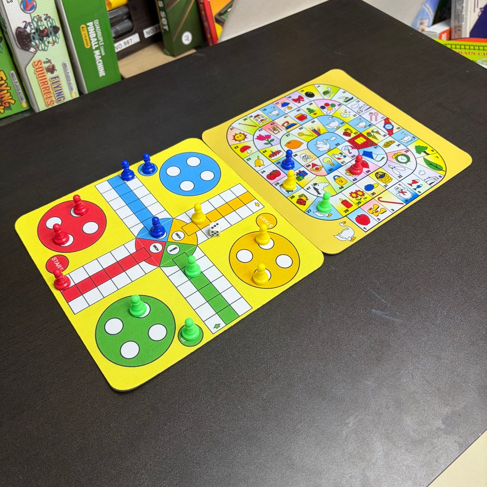 2pcs Ludo and Swan Board Game  - Board Game Ludo ulasan dan harga