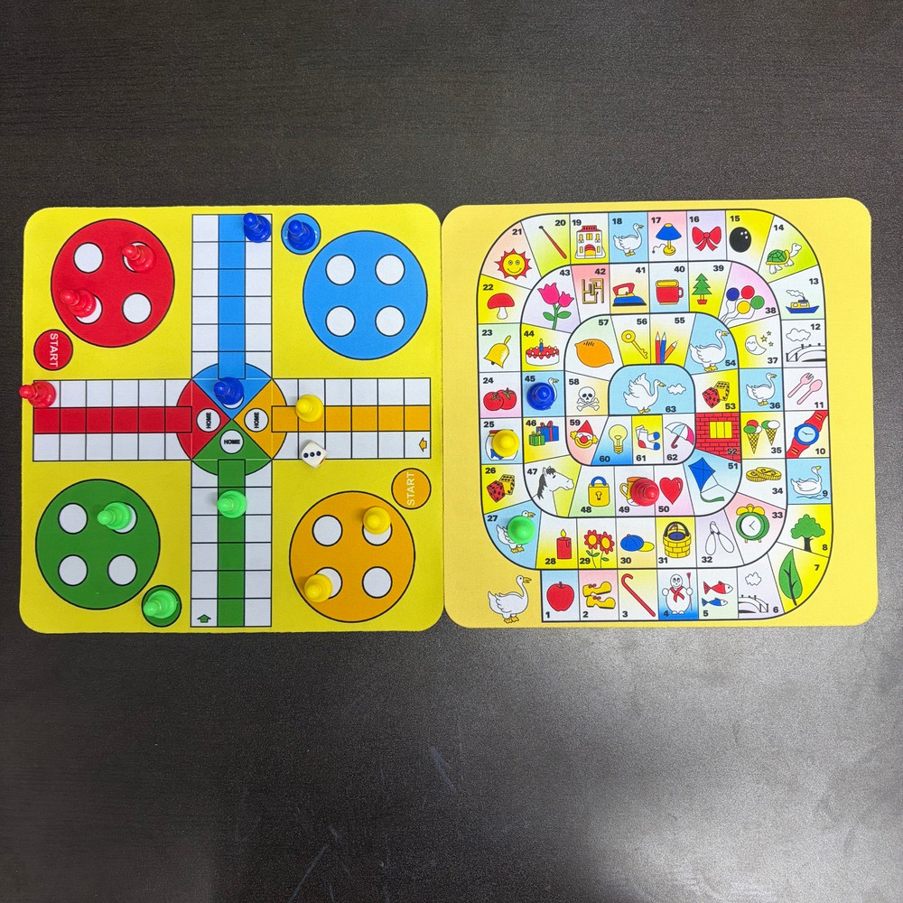 2pcs Ludo and Swan Board Game  - Board Game Ludo ulasan dan harga