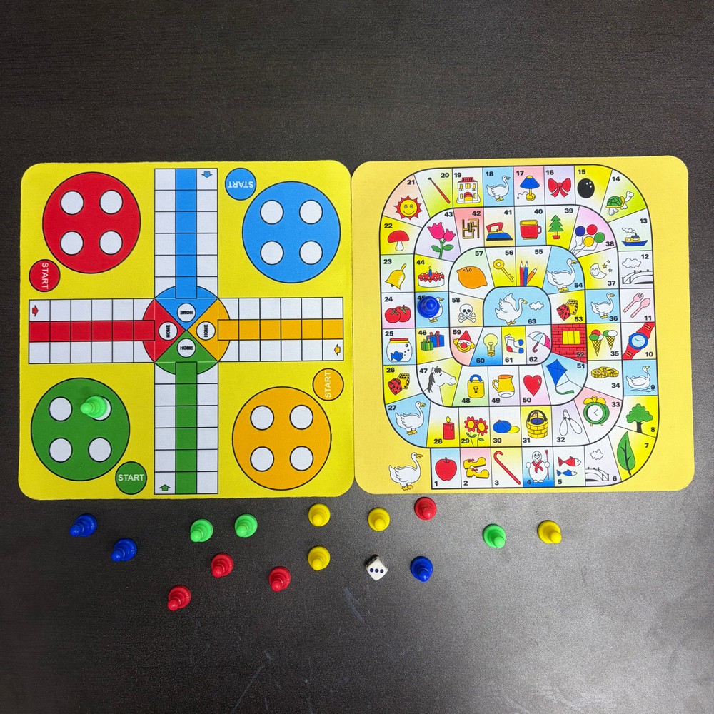 2pcs Ludo and Swan Board Game  - Board Game Ludo ulasan dan harga