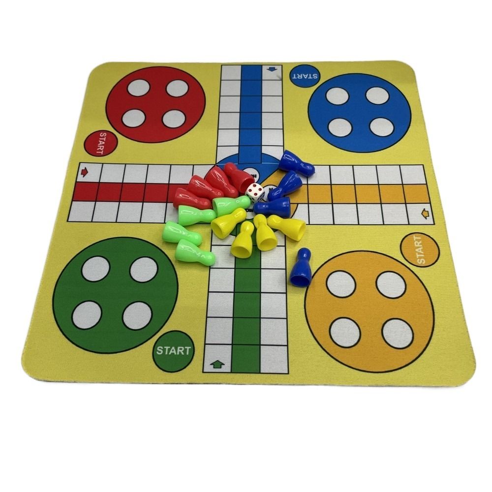 Family With Mouse Pad Flying C - Board Game Ludo ulasan dan harga
