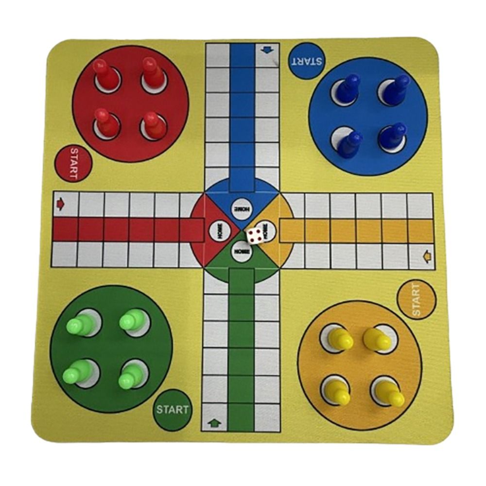 Family With Mouse Pad Flying C - Board Game Ludo ulasan dan harga