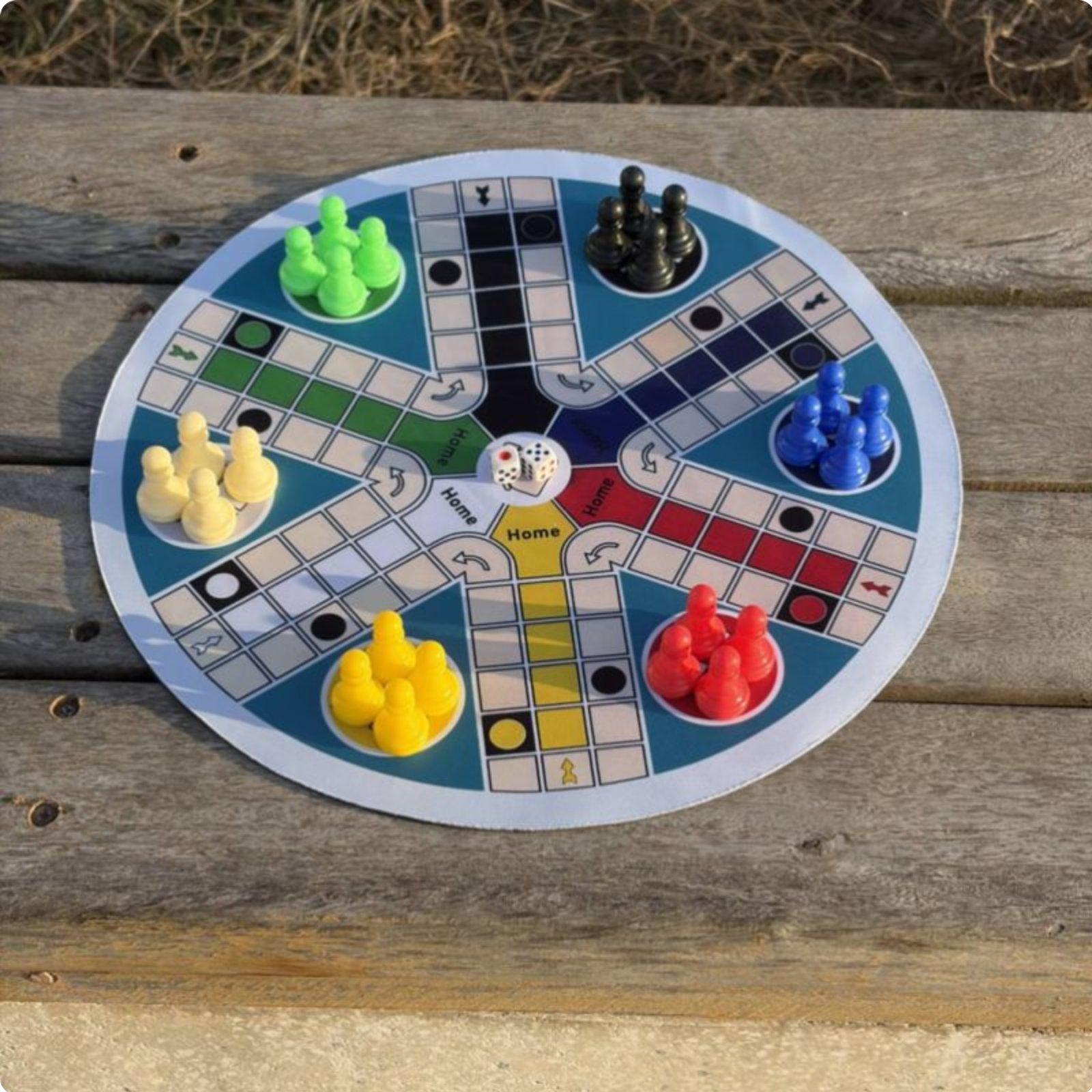 Chess Game Foldable Six Player - Board Game Ludo ulasan dan harga