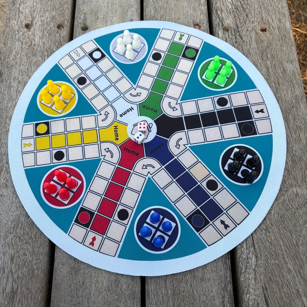 LUDO Game Board 6-Player big s - Board Game Ludo ulasan dan harga