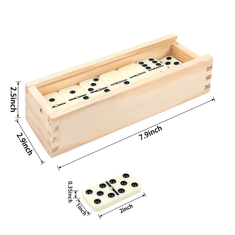 Ivory Double Six Duo Mino Domi - Chess Set Wooden ulasan dan harga