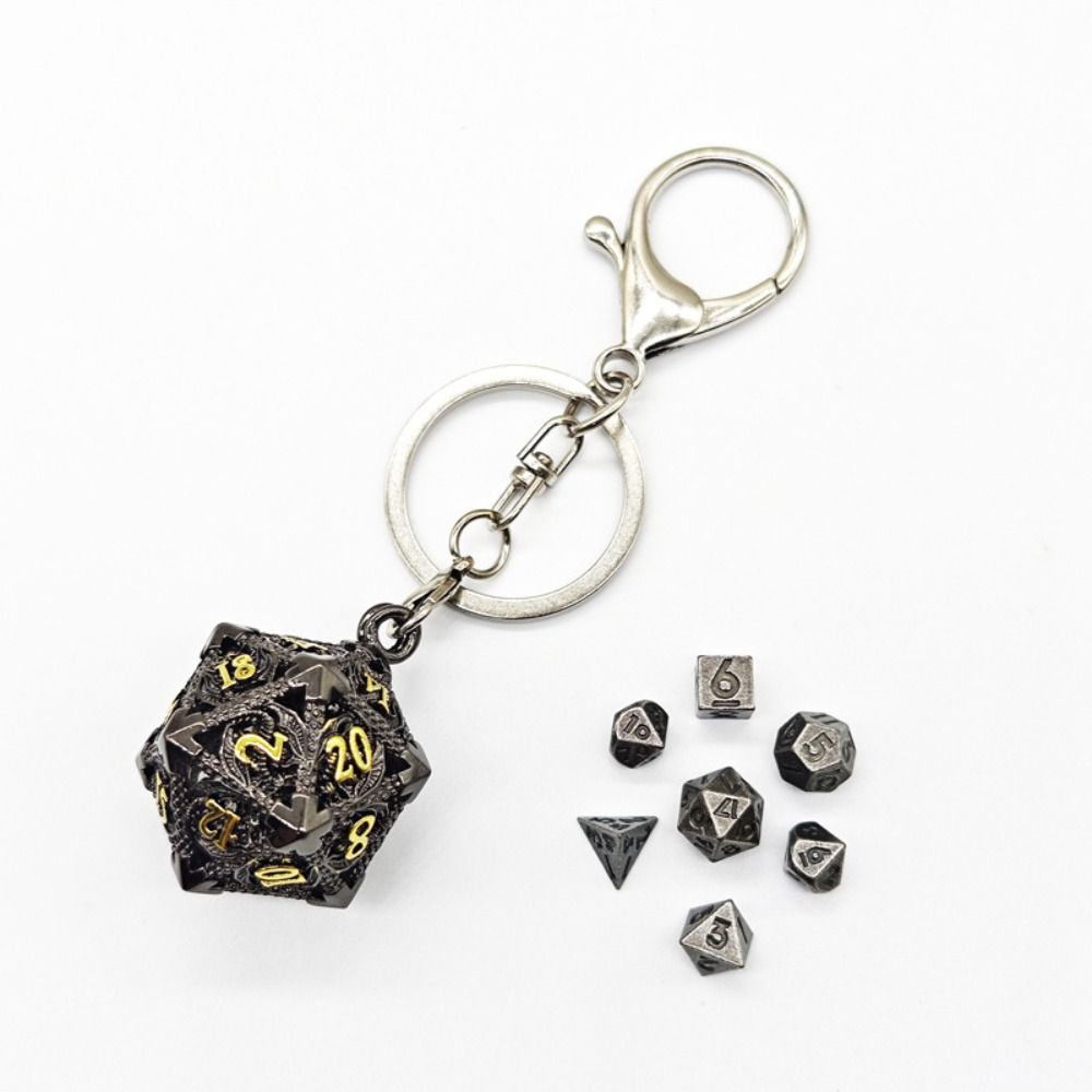 1 Set 20-sided Hollow Metal Di - Board Game Io ulasan dan harga