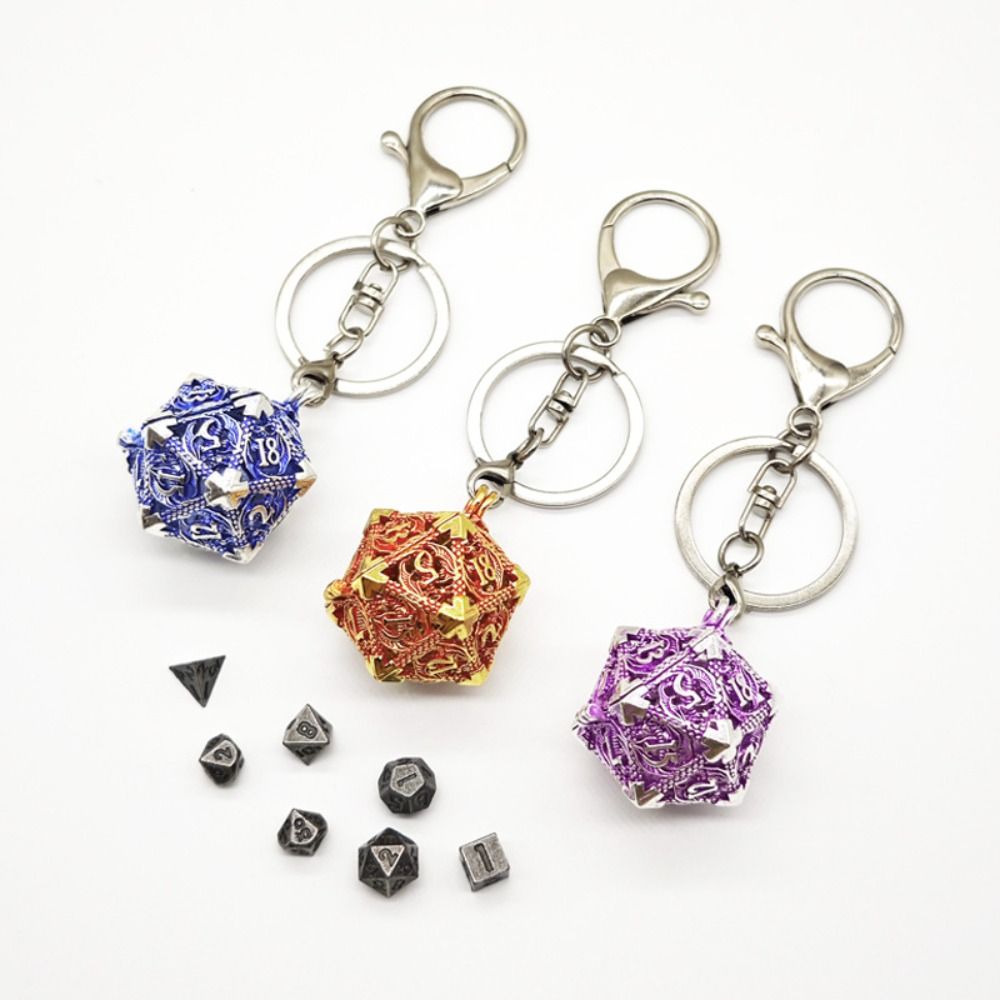 1 Set 20-sided Hollow Metal Di - Board Game Io ulasan dan harga