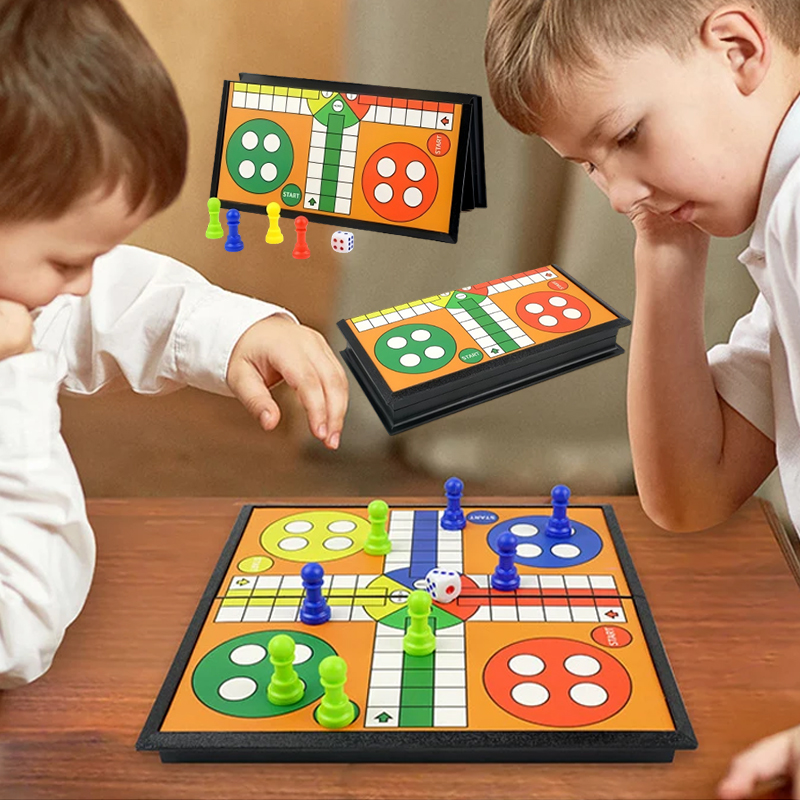 Portable Ludo Chess Backgammon - Board Game Ludo ulasan dan harga