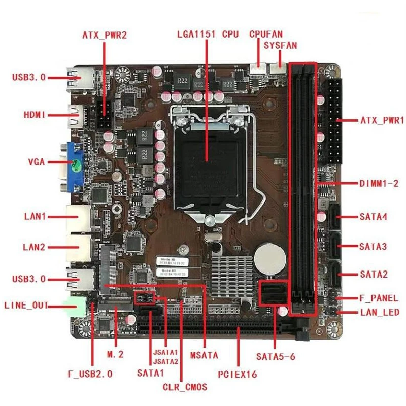 B365 Mini-ITX Motherboard LGA  - Board Game Journal ulasan dan harga