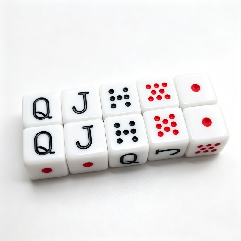 10Pcs/set 16mm Poker Dice Game - Board Game Ludo ulasan dan harga