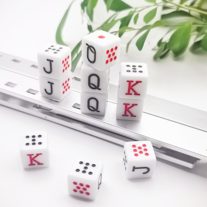 10Pcs/set 16mm Poker Dice Game - Board Game Ludo ulasan dan harga