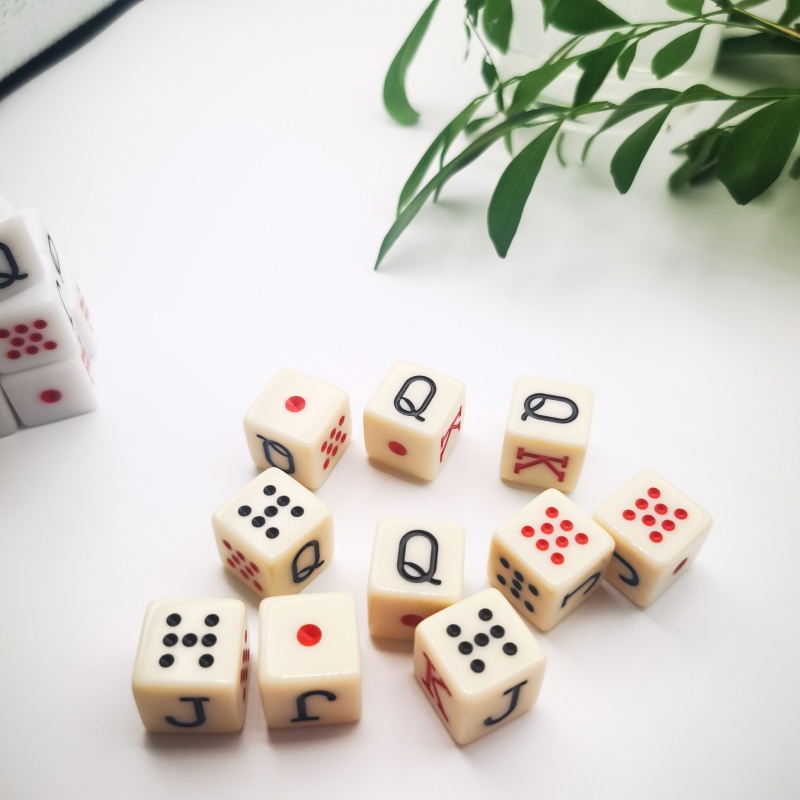 10Pcs/set 16mm Poker Dice Game - Board Game Ludo ulasan dan harga