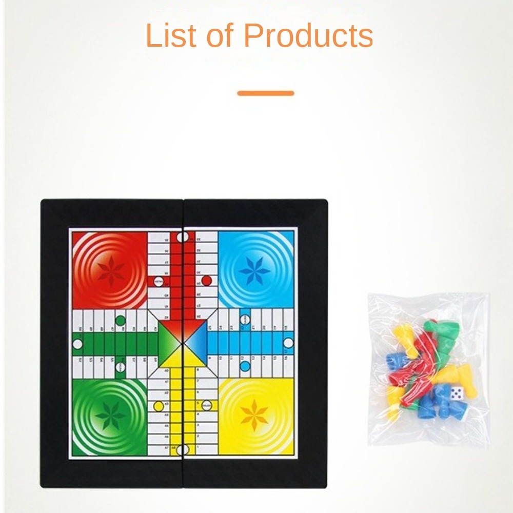 Classic Foldable Ludo Game Set - Board Game Ludo ulasan dan harga