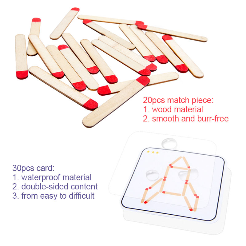 Montessori Matches Puzzles Gam - Board Game Fun ulasan dan harga