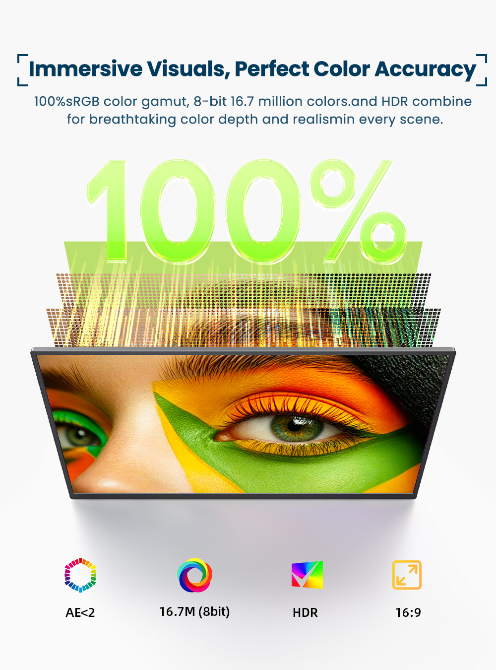EVICIV 4K Portable Monitor 10- - Board Game Journal ulasan dan harga