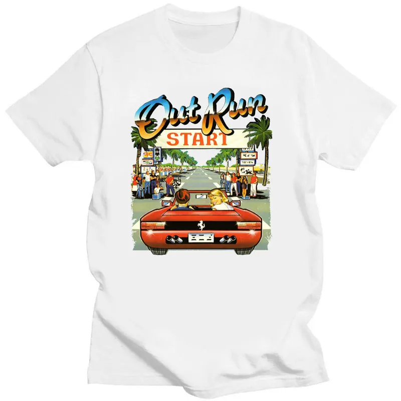 90s Vintage Out Run Top T Shir - Board Game Viral ulasan dan harga
