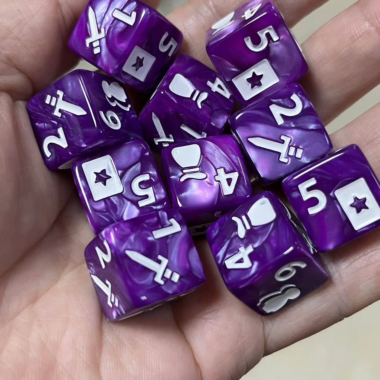 10 Pcs Set of New 16mm 6 Sided - Board Game Ludo ulasan dan harga