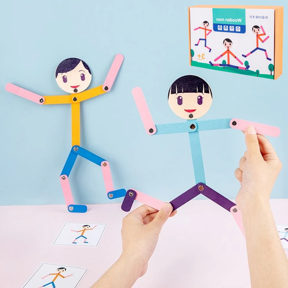Sport Wooden Man Material DIY  - Board Game With Questions ulasan dan harga